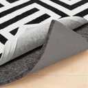 GORILLA GRIP Felt with Rubber Stay in Place Slip Resistant Rug Pad, 1/4 inch Thick, 8x10 FT Protective Padding Under Area Rugs, Cushioned Gripper Pads, Carpet Runners, Hardwood Floors Protection