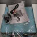 Record Player with Speakers 3Speed Bluetooth Suitcase Portable Vinyl Record Player BeltDriven RCA Line Out AUX in Headphone Jack Vinyl Vintage Turntable Blue