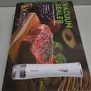 Fiyxlop Handheld Vacuum Sealer, Premium Vacuum Sealer for Food + 35 Reusable Sous Vide Bags, Powerful Vacuum Food Sealer for Kitchen, Home, BBQ, Travel