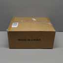 Ganeed 20" Boho Ceiling Fan with Light, Handwoven Rattan Caged Ceiling Fan with Light and Remote, Low Profile 6 Speeds Enclosed Flush Mount Fandelier for Bedroom Kids Room Nursery Living Room (Black + Grass Yellow)