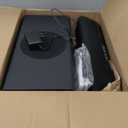 Saiyin Soundbar with 4'' Subwoofers - 70W Rounded-Edge Subwoofer & Compact Soundbar for TV, 2.1 Audio Enhanced Surround Sound System for TV, Bluetooth/Optical/AUX Connection for TV/PC (Black)