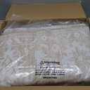 8x10 Area Rugs for Living Room, Stain Resistant Washable Rugs for Dining Room, Kitchen, Floral Vintage Non-Slip Thin Large Beige Rug