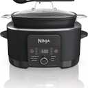 Ninja MC1010 Foodi PossibleCooker PLUS - Sous Vide & Proof 6-in-1 Multi-Cooker, with 8.5 Quarts, Slow Cooker, Dutch Oven & More, Glass Lid & Integrated Spoon, Nonstick, Oven Safe Pot to 500F, Black