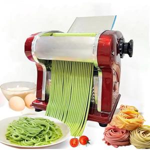SHILINTONG Electric Pasta Noodle Maker Machine, Built-in 2.5 mm Blade, Dough Width 14 cm, 0.3-4 mm Adjustable Thickness, Output 5Kg/H for Home & Commercial Use