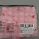 WDIRARA Girl's Cherry Plaid Tank Top Cute Bow Sleeveless Ruffle Hem Peplum Tops Pink 9Y (Pink, M)