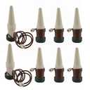 8 Pack Indoor Plant Drip Irrigation Automatic Plant Watering Spike Flower Waterer Tools Stakes Water Slow Release Devices for Home or Vacation Use
