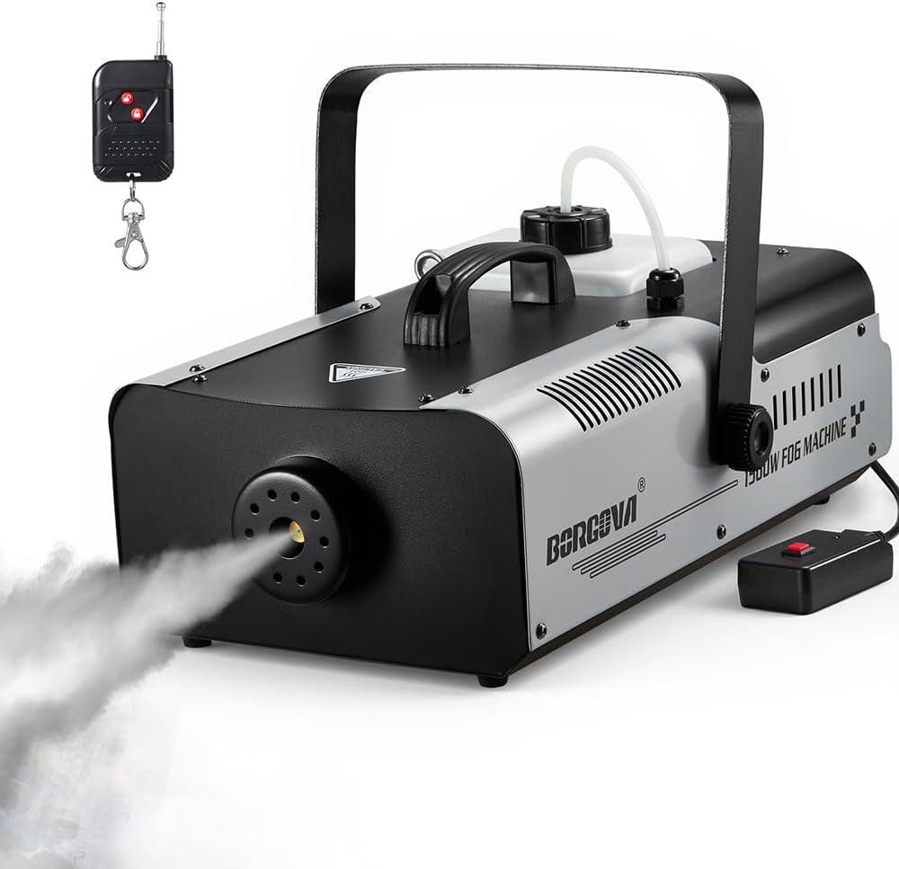 1500W Fog Machine 2.2L Wireless Remote Professional Smoke Machine Quick Heat for Halloween Parties Stage Theatre Christmas Events
