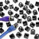 100-Pack Ethernet Plug Protector - RJ45 Cable Dust Covers for Cat5e/Cat6/Cat7/Cat8 Connectors