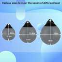Boat Mooring Buoy 15inch 2Pack,Round Boat Fender Ball Boat Buoy Ball,Inflatable Boat Fenders Dock Bumper Ball Anchor Buoy Mooring Ball Suitable for Yachts Marinas Sailboats Ski Boats(Gray), 15"x18"