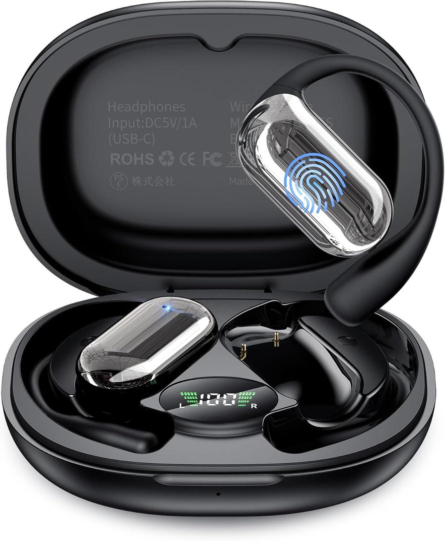 AI Translator Earbuds: Real-Time Translation for 180+ Languages, Voice + Photo + Text, 80H Battery, IPX7, for Travel, Business & Daily Communication