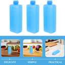 NOLITOY 8Pcs Ice Crystal Boxes Reusable Freezer Packs, Air Conditioner Ice Crystal Box for Coolers Lunch Boxes Camping Fishing