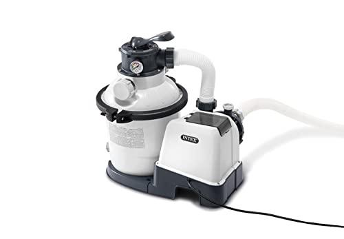 INTEX SX1500 Krystal Clear Sand Filter Pump for Above Ground Pools: 1500 GPH Pump Flow Rate – Improved Circulation and Filtration – Easy Installation