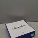 Faceplate 5 Piece with RGB LED Light Strip for P5 Pro Disc and Digital Edition(2024), Console Cover Plates Cooling Vent and Dust Filter, Matte Black Side Shell Panels