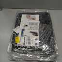 Twin XL Pillow Case and Sham Black