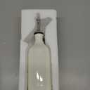 Sweejar Ceramic Olive Oil Dispenser Bottle, Opaque Oil Cruet Protects Oil to Reduce Oxidation, Suitable for Storage Oil, Vinegar, Coffee Syrups & Other Liquids, Pack of 1, 15.5 Fl Oz (White)