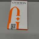 GVIEWIN for iPhone 17 Case, with Screen Protector+Camera Lens Protector, [NonYellowing] Clear Floral Slim Shockproof Protective Hard PC Back Women Phone Case for iPhone 17 6.3", Aconite/Light Blue