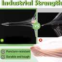 Clear Stretch Wrap Film,4" x 500Ft Pallet Wrap Roll with Handle for Moving Supplies,80 Gauge Industrial Strength Durable Self-Adhering Packing, Moving, Heavy Duty Stretch Film,4 Pack