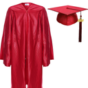 Newrara Unisex Shiny Kindergarten Graduation Gown Cap with Tassel 2025 Size: 30''