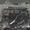 Over The Sink Dish Drying Rack - Adjustable 2 Tier Large Capacity Stainless Steel Drainer with Cutlery & Utensil Holders, Kitchen Storage & Organization, 30"-33.9" L x 11" W x 21.5" H, Black (Standard - 3 Baskets)