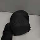 MLVOC Travel Pillow 100% Pure Memory Foam Neck Pillow, Comfortable & Breathable Cover, Machine Washable, Airplane Travel Kit with 3D Contoured Eye Masks, Earplugs, and Luxury Bag, Standard (Black)