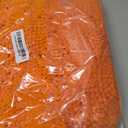 OLANLY Toilet Rugs U-Shaped 24x20, Extra Soft Absorbent Chenille Contour Bathroom Rugs for Toilet, Dry Quickly, Machine Washable, Non-Slip Bath Mat, Orange