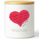 Gifts for Him Her Couple Valentine’s Day Candle for Boyfriend Girlfriend Romantic Heart Candle Deep Love Gift for Couples, Women Men Husband Wife Anniversary Birthday Gifts Couples Date Night Gift