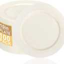 I00000 100 Pcs Ivory Plastic Plates,10inch Cream Dinner Plate, Elegant Disposable Plates Perfect for Birthday, Party,Wedding, Baby & Bridal Shower (100 Guests)