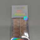 BTArtbox Press On Nails Almond - Short Nude Natural Nails Press Ons, Glue On Nails for Wedding Birthday Gift, Supremely Fit & Glossy Stick On Nails in 16 Sizes - 32 Nail Kit, Nudies