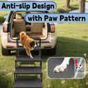 Dog Stairs for Car, Dog Steps for Car with Upgraded Load-Bearing Capacity, Dogs Stairs for Large Dogs, Pet Steps, 5 Steps