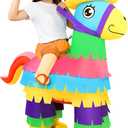Piata Inflatable Costume Adults Cinco De Mayo Donkey Pinata Outfits Mexican Fiesta Party Ride on Inflatables Blow up for Taco Luau Event
