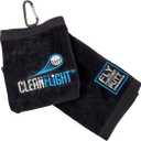 Golf Ball Towel with Carabiner Clip l Use Both Wet and Dry