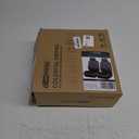 CAR PASS Universal FIT Piping Leather Two Front Seat Covers, Waterproof Faux Leather for SUV Sedan Van Truck, Airbag Compatible,Reserved Opening Holes for Headrest Covers. (Black red)