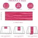 12Pack Hot Pink Table Runner 10Ft Cheesecloth Table Runner Boho Gauze Table Runners Long Cheese Cloth Table Runners for Wedding Party Bridal Shower Thanksgiving Christmas
