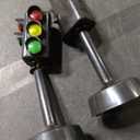 NUOBESTY Kids Traffic Light Toy Traffic Signal Light Model Toys Early Education Playset for Kids Toddler, Pack of 2(Random Size)