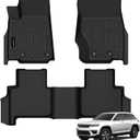 All Weather Floor Mats Fit for Jeep Grand Cherokee(WL Include 4xe, Not WK2 or WL75) 2022-2025 5 Seat Only TPE Rubber Liners All Season Guard Odorless Anti-Slip Floor Mats