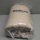 Bedsure Comforter Duvet Insert - Quilted Comforters King Size, All Season Duvet, GentleSoft Down Alternative Bedding, with 8 Tabs, Gifts for Women/Men, Beige, King 90 x 102 Inches