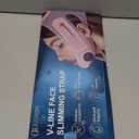 V-Line Mask Chin Up Mask V Shaped Face Mask Chin strap, Soft Silicone Chin Strap V Line Lifting Mask for Women,Jaw Exerciser (Pink)