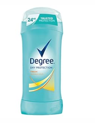 Degree Antiperspirant Deodorant Fresh Energy 48-Hour Sweat and Odor Protection Antiperspirant For Women 2.6 oz