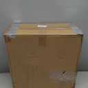 Foldable Utility Cart with 8 Wheels, Collapsible Rolling Cart with Telescoping Handle & Lid, Portable Organizer Crate for Shopping, Teachers, Office, Travel, Books, Snacks, Stairs (Black)