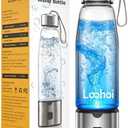 LOOHOI Hydrogen Water Bottle-2025 New Upgraded Hydrogen Water Generator with SPE/PEM Tech,16 OZ Portable Hydrogenated Rich Water Cup Hydro Machine,Health Gift for Home & Family