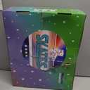 Roller Skate for Women Girls and Kids, High-top Double Row-Classic Rollerskates Size 5 6 7 8 9 10 11 and Youth Size 2 3, Indoor Outdoor Roller Skates for Beginner Ladies with Light-up Wheels (Rose Red)