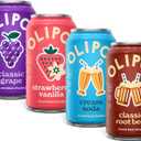 OLIPOP Prebiotic Soda Pop, Favorites Variety, Pantry Pack Packed with Prebiotics, Fiber, and Botanicals, Gluten Free, GMO Free, 12oz (12-Cans) (EXP 10/16/27)