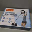 Volleyball Spike Trainer with Adjustable Height & Real Ball Feel - Hitting Training Equipment for Spiking,Jumping, and Serving Practice -Lightweight,Non-Slip Design/Durable- Perfect for Beginners/Pros