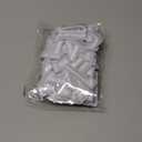 104 Pcs Chenille Letters Patches Iron on Large 3.2 H x 2.4 W College Letters Patches Embroidered Trimmed Preppy Alphabet for Clothing Repairing(White)