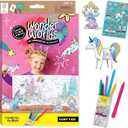 Creativity for Kids Wonder Worlds 3D Coloring Book: Fairy Tale - Unicorn and Princess Kids Coloring Art Set, Boys and Girls Gifts (Ages 5+) (1 Kit)