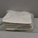 Temary Cube Storage Bins 13x13 Fabric Storage Cubes Baskets Set Of 4 Cloth Baskets for Shelf, Large Bin Empty Basket for Organizing, Shelf Basket (White&Khaki)