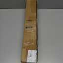 White Wrap Around Curtain Rods 2 Pack:Blackout Adjustable Window Curtain Rod,Room Darkening Heavy Duty Curved French Metal Single Drapery Rods for Bedroom Kitchen Easy Install,Pure White 48-90"