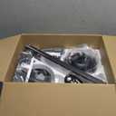 OJX Ceiling Fans with Lights, 52 inch Ceiling fan with Light and Remote/APP Control, 3CCT, Quiet DC Reversible, Dimmable, Modern Ceiling Fan for Bedroom, Living Room, Kitchen, Indoor/Outdoor Use (Black)