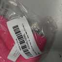 Women Y2K Crop Tops Short Sleeve Ribbed Knit Shirts Cute Bow Embroidery Tee Shirts Teen Girls Slim Fitted Baby Tees (Large, Fuchsia)