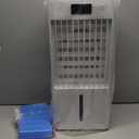 Portable Windowless Air Conditioners, 3-IN-1 Swamp Cooler, Evaporative Air Cooler, 6 Speeds & 3 Modes, 3-Gal Water Tank for Cooling, 20 FT/S Remote Control, Portable Air Cooler for Indoors